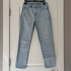 American Eagle Light Blue High Rise Mom Jeans